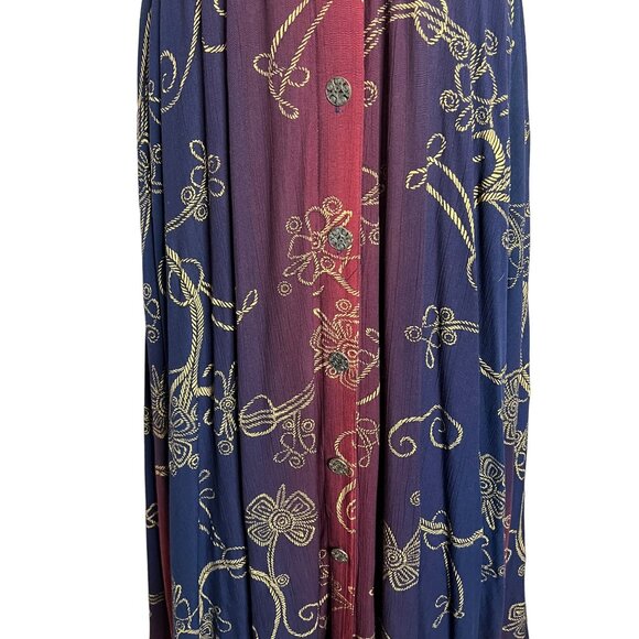 Vintage Carole Little Petites Size 4 Boho Jacket Blouse & Skirt Set - Picture 14 of 16